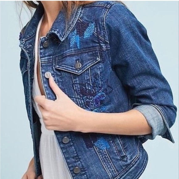 Anthropologie Jackets & Blazers - Anthropologie Pilcro Denim Jacket